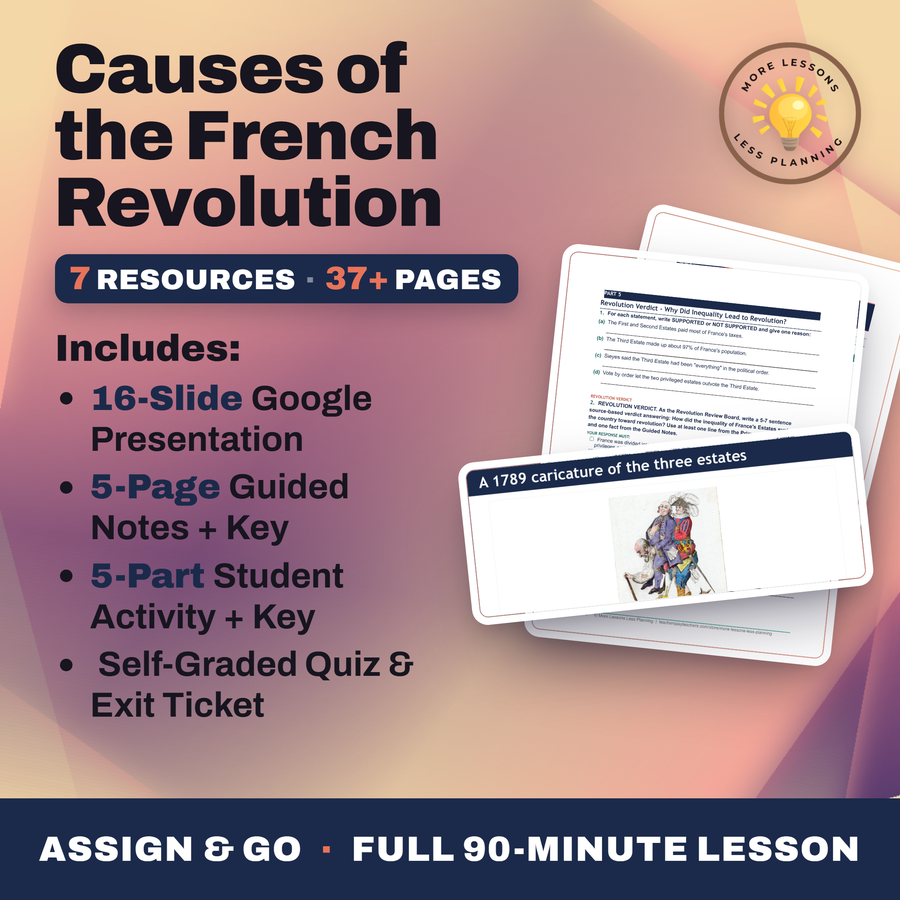 Causes of the French Revolution cover