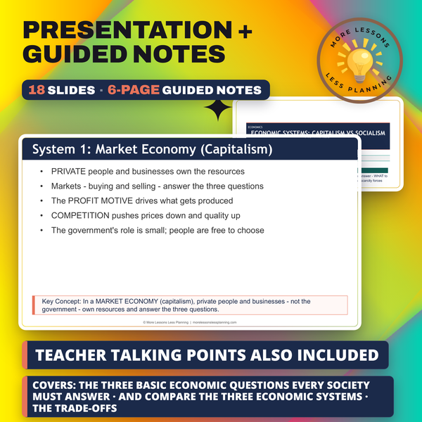 Economic Systems - Capitalism vs Socialism vs Mixed preview