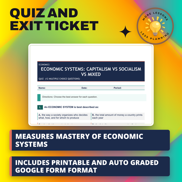 Economic Systems - Capitalism vs Socialism vs Mixed preview