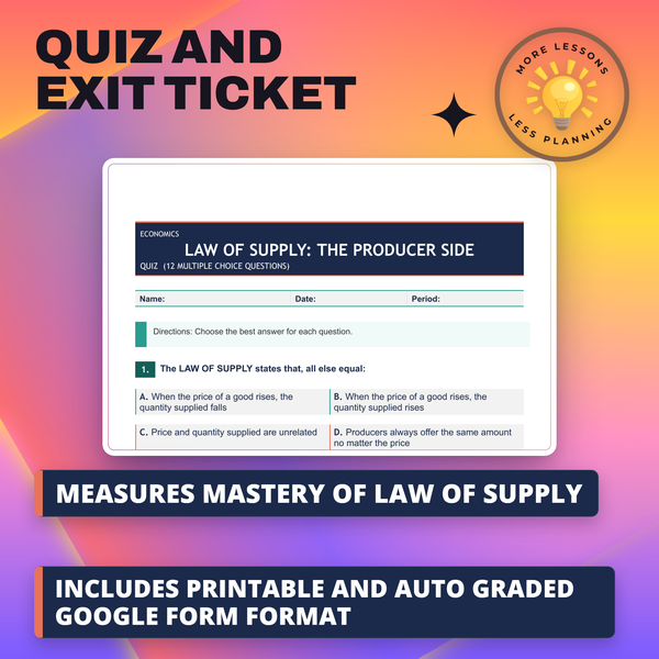 Law of Supply: The Producer Side preview