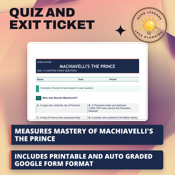 Machiavelli's The Prince preview