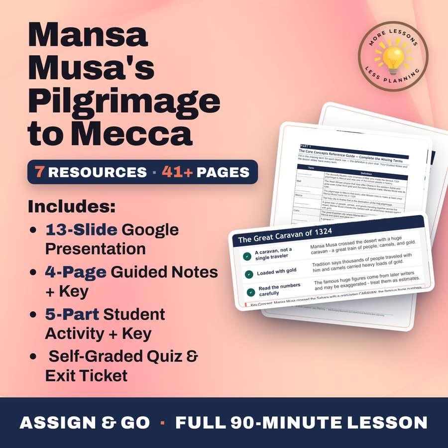 Mansa Musa's Pilgrimage to Mecca cover