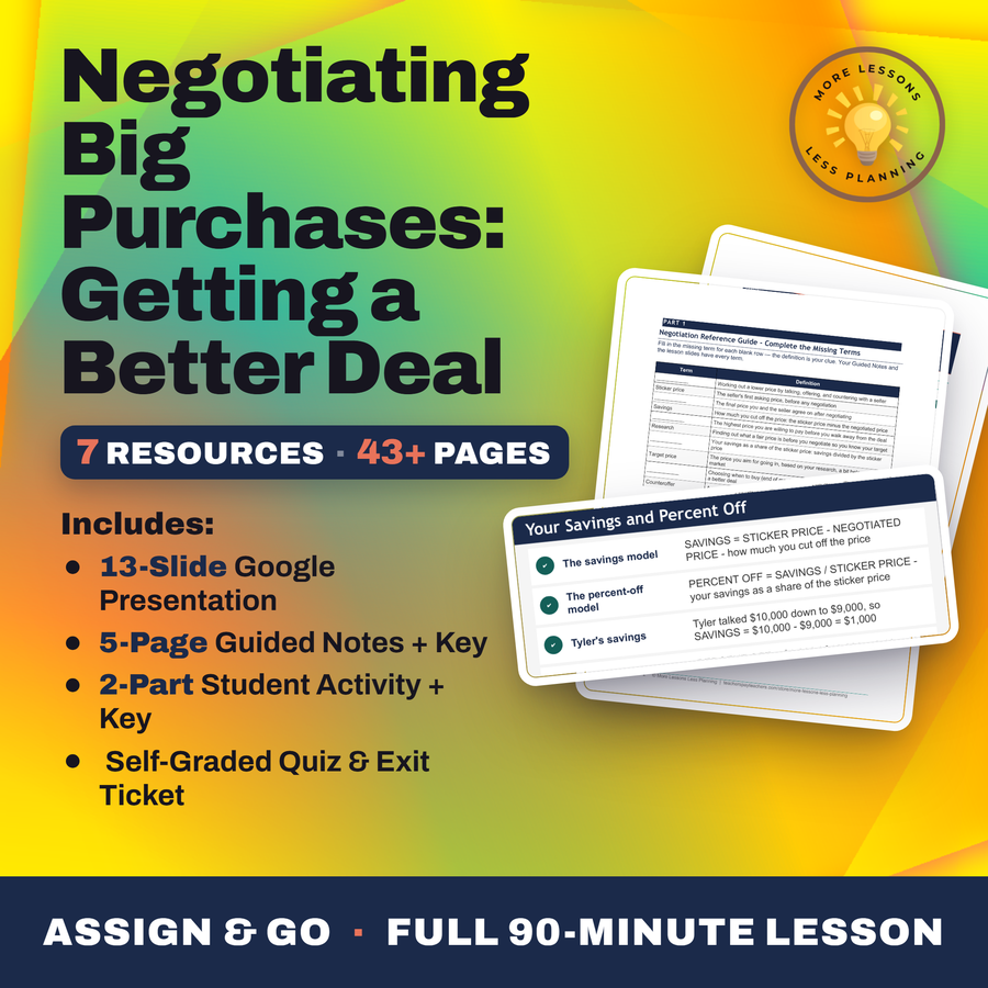 Negotiating Big Purchases: Getting a Better Deal cover