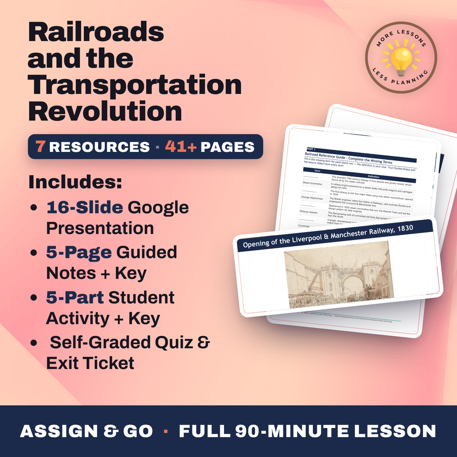 Railroads and the Transportation Revolution cover