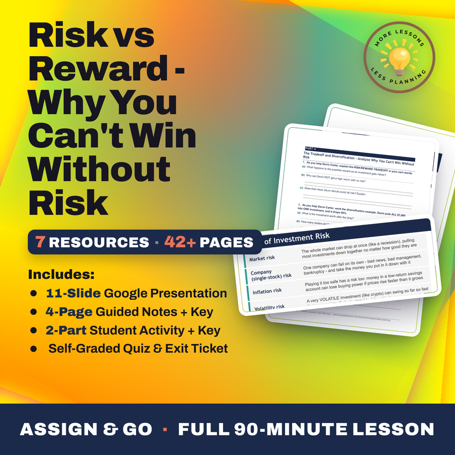 Risk vs Reward - Why You Can't Win Without Risk cover