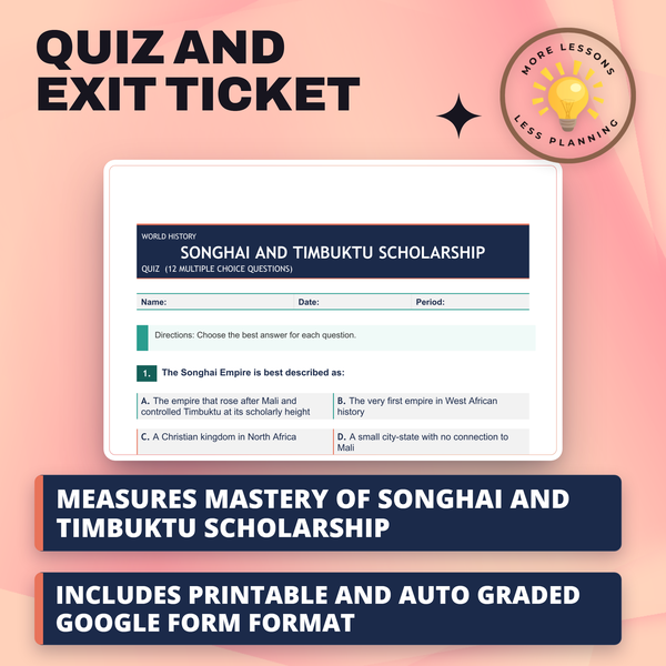 Songhai and Timbuktu Scholarship preview