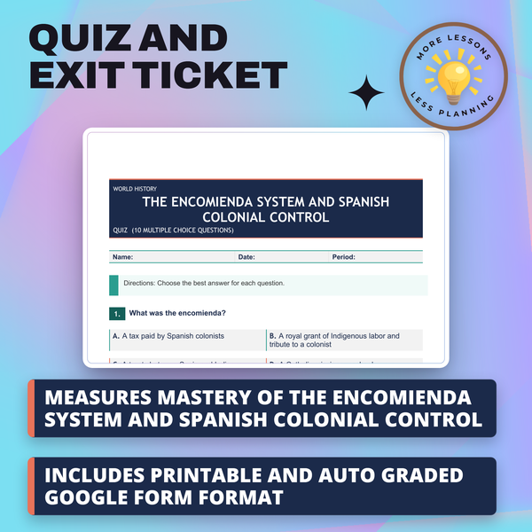 The Encomienda System and Spanish Colonial Control preview