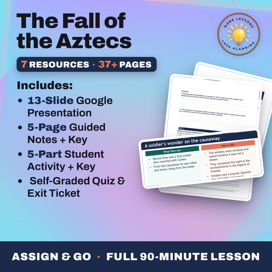 The Fall of the Aztecs cover