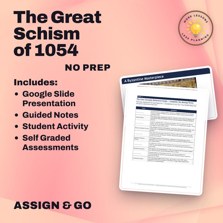 The Great Schism of 1054 cover