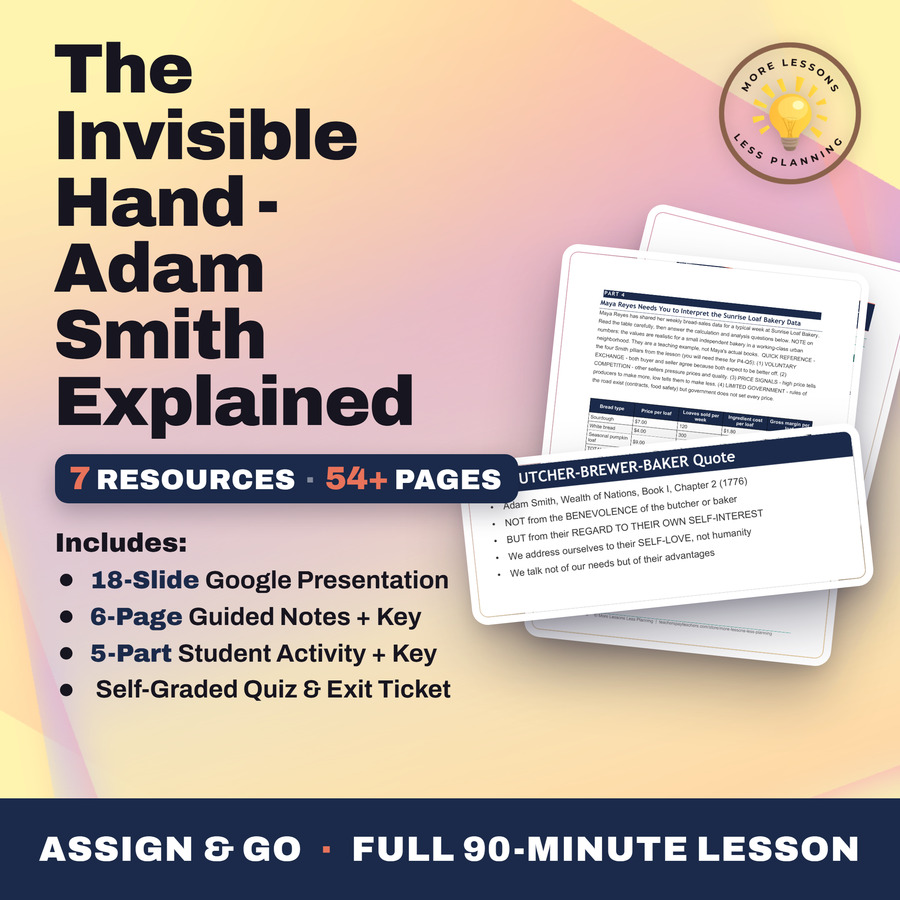 The Invisible Hand - Adam Smith Explained cover