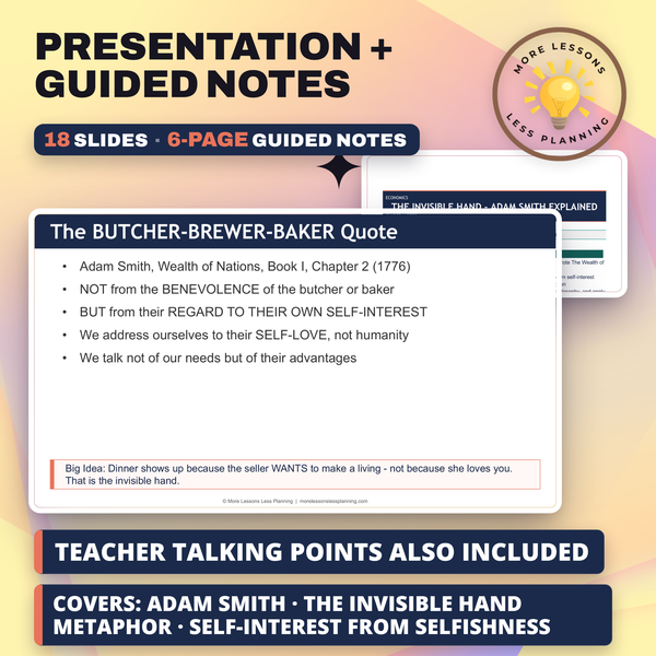 The Invisible Hand - Adam Smith Explained preview