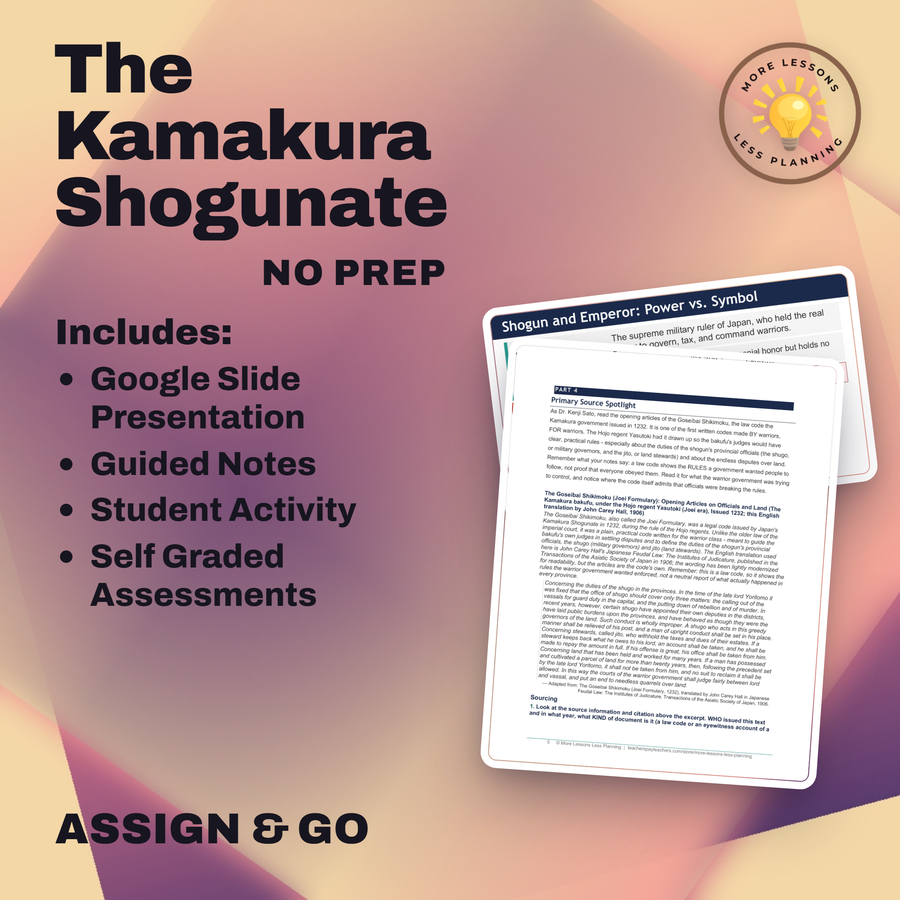 The Kamakura Shogunate cover