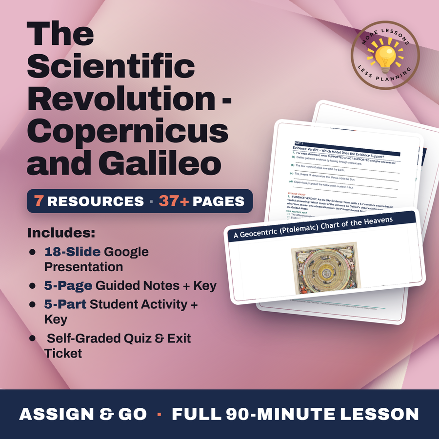 The Scientific Revolution - Copernicus and Galileo cover