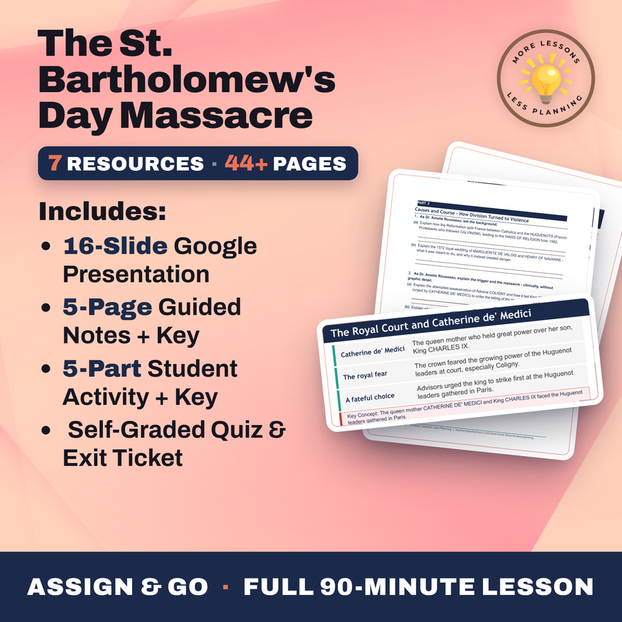 The St. Bartholomew's Day Massacre cover