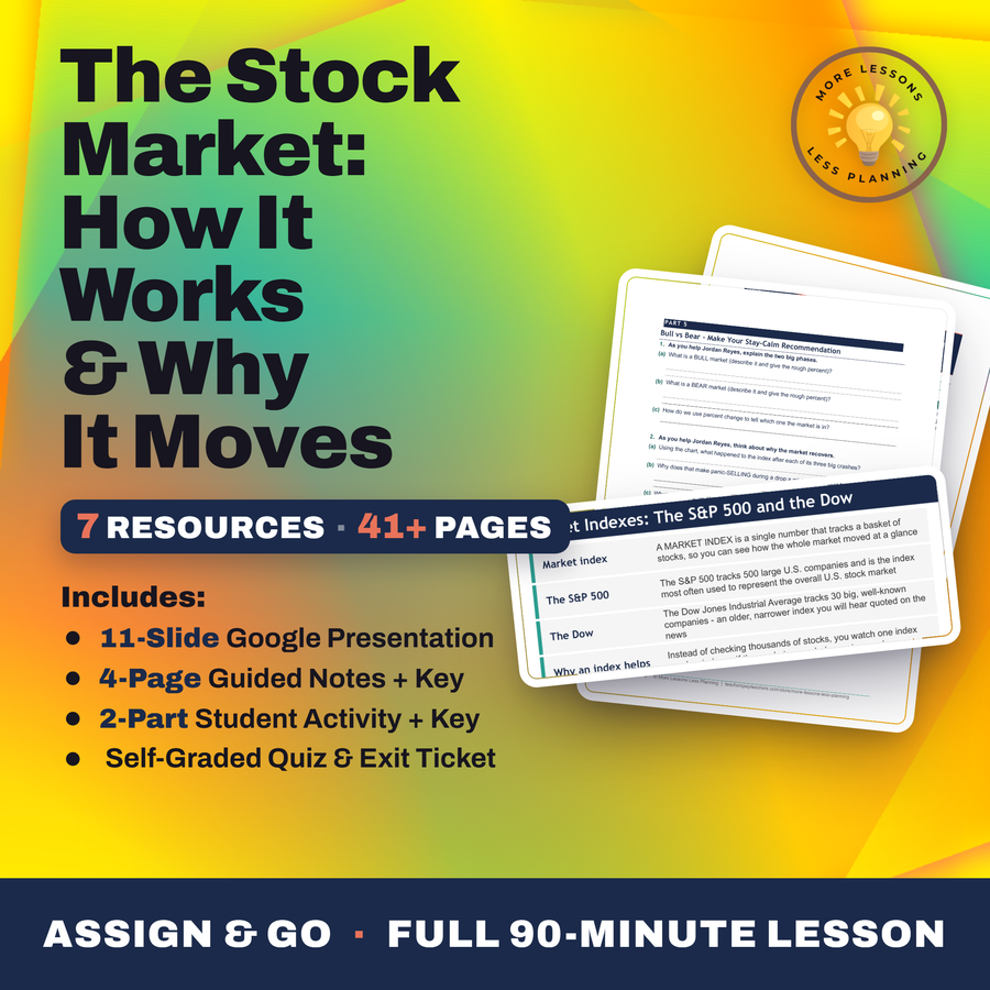The Stock Market - How It Works and Why It Moves cover