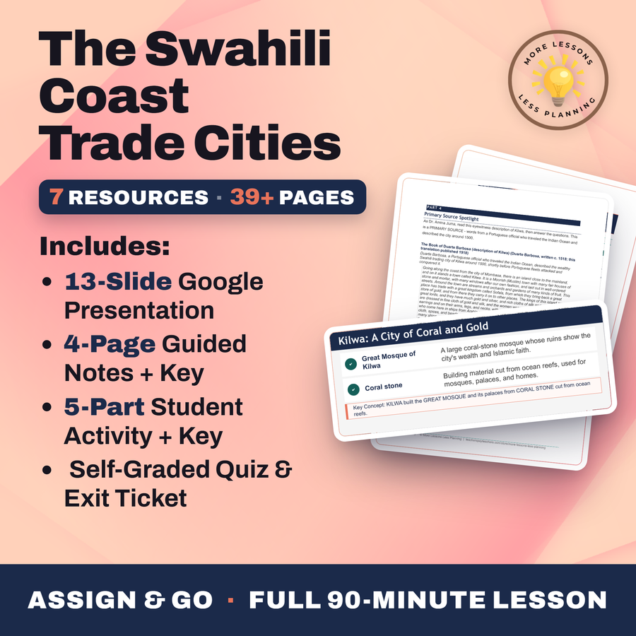 The Swahili Coast Trade Cities cover
