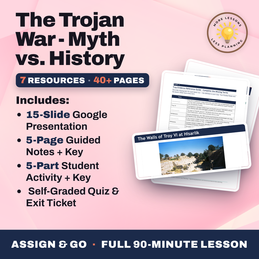 The Trojan War - Myth vs. History cover
