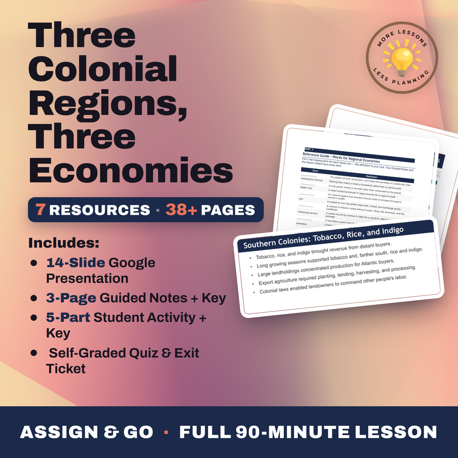 Three Colonial Regions, Three Economies cover