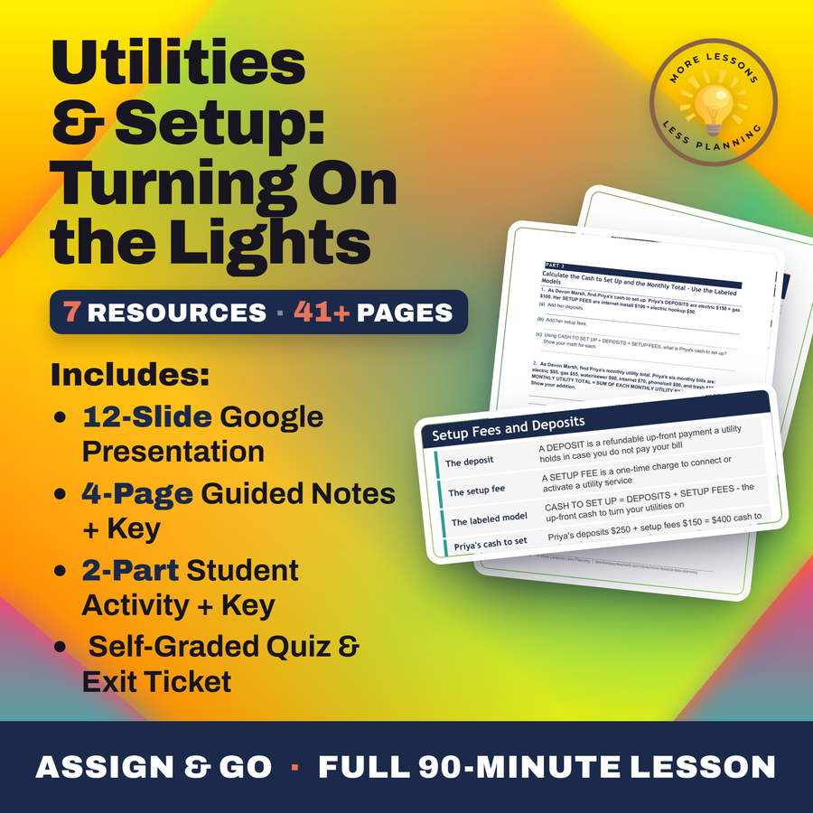 Utilities & Setup: Turning On the Lights cover