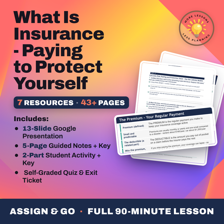 What Is Insurance - Paying to Protect Yourself cover
