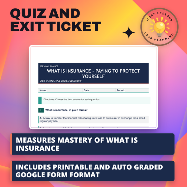 What Is Insurance - Paying to Protect Yourself preview
